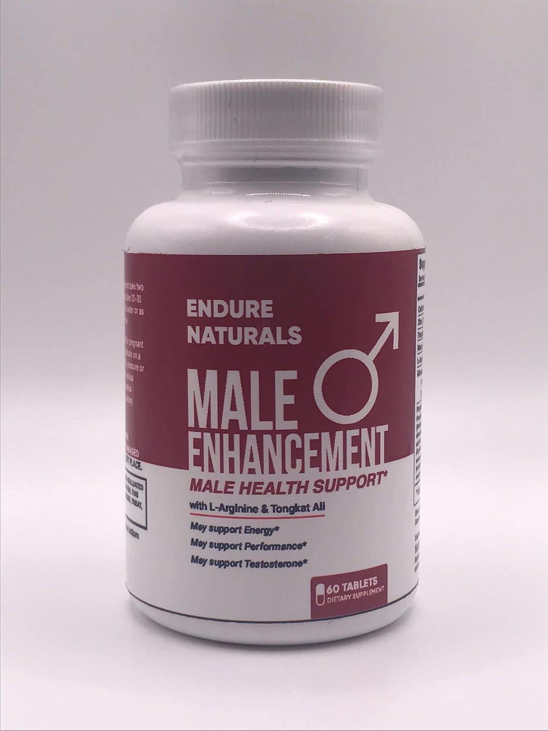 Zonata Endura Naturals Strength Support - Suplemento de Mejora Masculina - 60 Cápsulas
