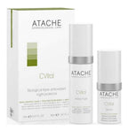C Vital Protector Noche Triple Antioxidante Biológico: Sérum (Vitamina C Pura) + Fluido Activo (Ácido Lipoico + Vitamina E) de atache