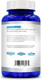 High Strength 500mg SAM E Supplement | S-Adenosyl Methionine Same Supplement for Bone Joint & Mood Support for Men and Women | Vegan Non-GMO & Made in US cGMP Labs (180 Veggie Capsules)