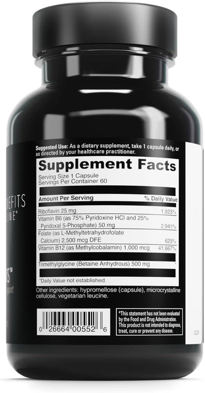 DAVINCI Labs Methyl Benefits - Suplemento de – Favorece la función cognitiva y el sistema nervioso – Image 2