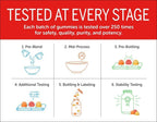 SmartyPants Kids Complete Gummy Vitamins: Multivitamínico y Omega 3 DHA/EPA, Metil B12, Vitamina D3 - 180 gominolas