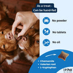 ITIKO Vitaminas para Perros | Suplemento Calmante Sabroso | Tranquilizante para Perros | Apoya el Sistema Nervioso, Reduce Ladridos, L-Triptófano