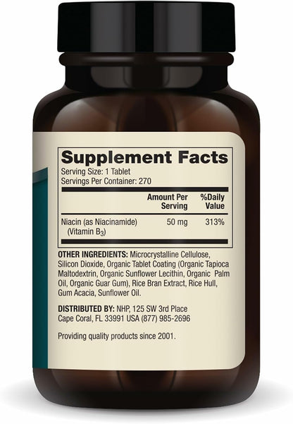 Dr. Mercola Niacinamida Vitamina B3 50 mg – Sistema nervioso: Favorece el funcionamiento normal del sistema – Image 2