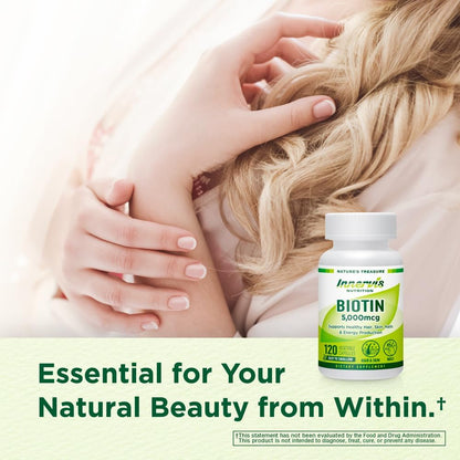 INNERVISNUTRITION Biotina de Alta Potencia – La biotina contribuye al mantenimiento de la piel en condiciones – Image 4
