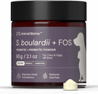 Animal Biome Probióticos para Perros y Gatos, Gut Rescue, S. Boulardii + FOS en Polvo 30g | 50 Dosis