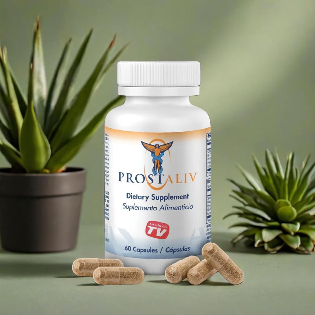 PROSTALIV 60 CÁPSULAS PRÓSTATA SALUDABLE 100% ORIGINAL MOINSAGE