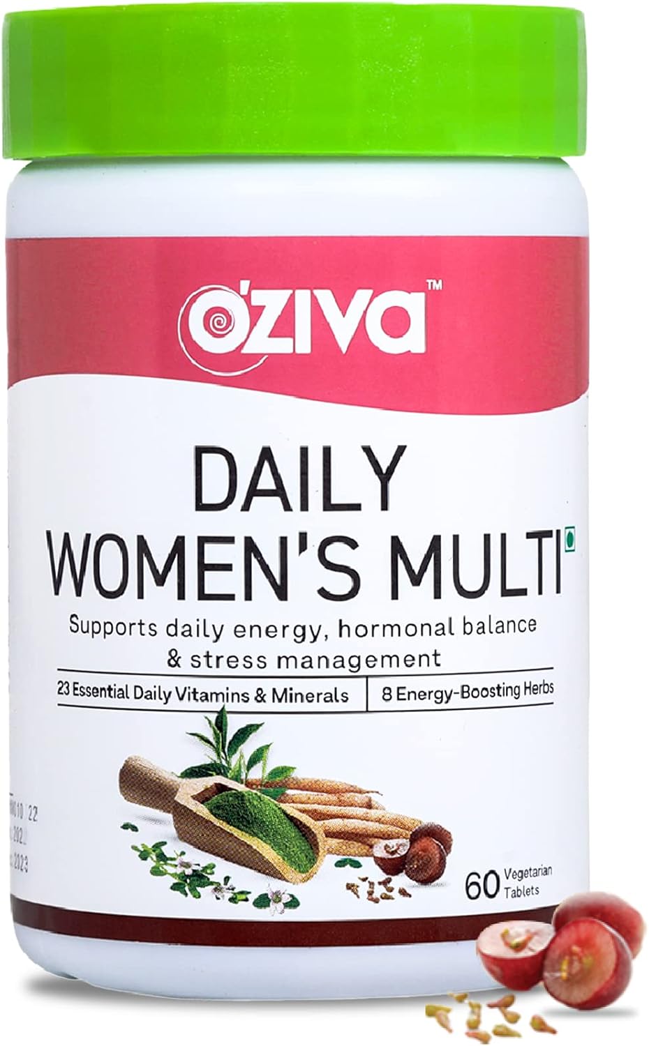 OZIVA Multivitamínico Diario para Mujeres - 60 Cápsulas