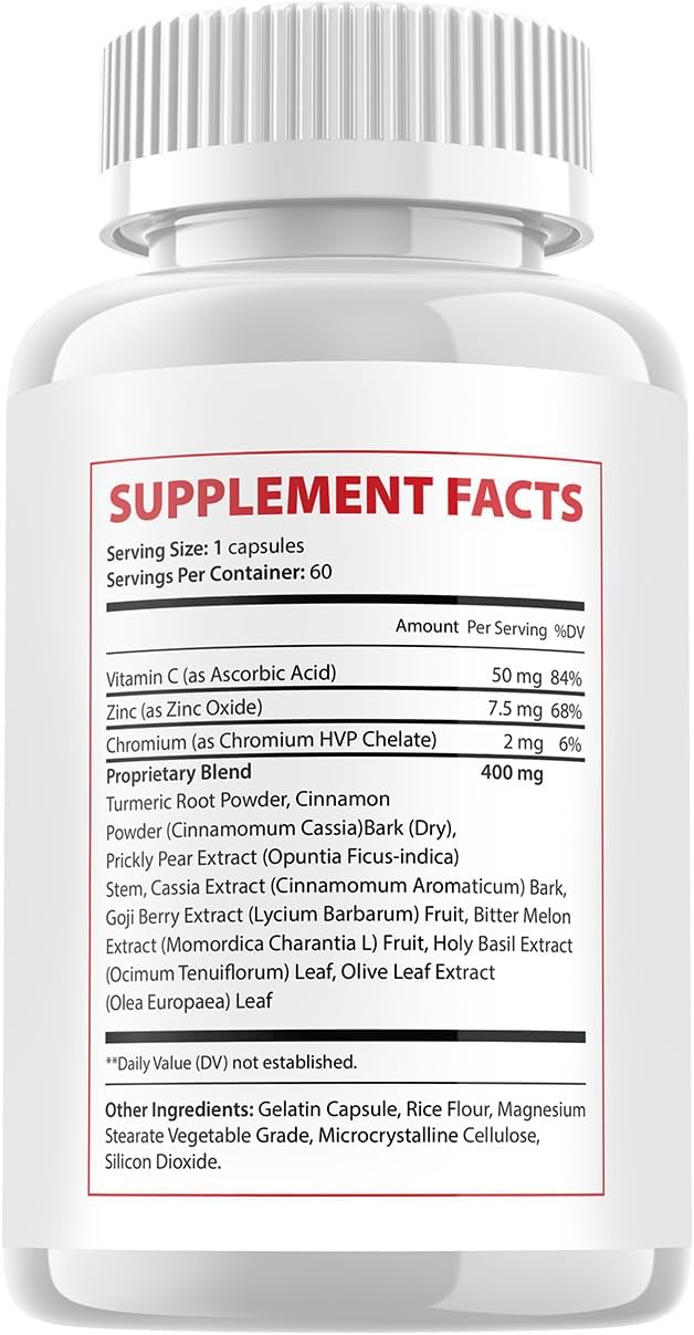 Glyco Vantage Cápsulas - Suplemento Avanzado de Fórmula Natural, 5 Pack (300 Cápsulas)
