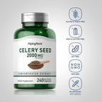 Piping Rock Celery Seed Extract Capsules, 240 Capsules