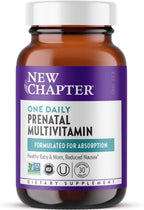 New Chapter Vitaminas Prenatales, Multivitamínico Diario con Metilfolato y Colina, 30 Comprimidos