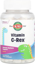 Kal C-rex 100 mg Comprimidos de Vitamina C con Bioflavonoides, Sabor Naranja, 100 Unidades