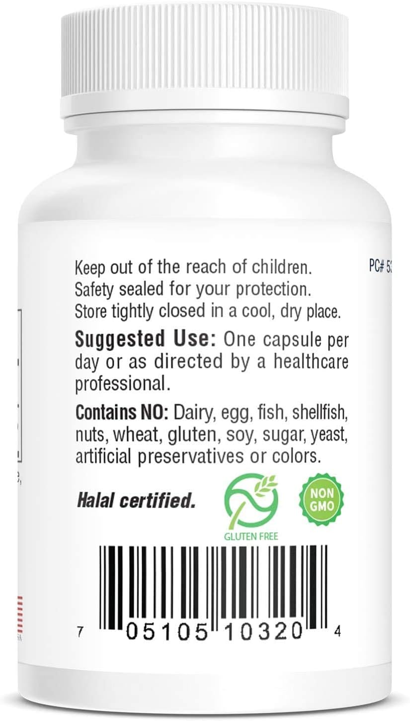Ácido Fólico 5 mg, 100 Cápsulas (Paquete de 2) - BioTech Pharmacal