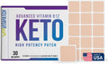 VitaPatch Parche Keto con B12 Metilcobalamina y Guaraná - 30 Parches