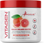 Metabolic Nutrition Vitagen, Complejo Vitamínico y Adaptógeno, 240 g (Sidra de Manzana)