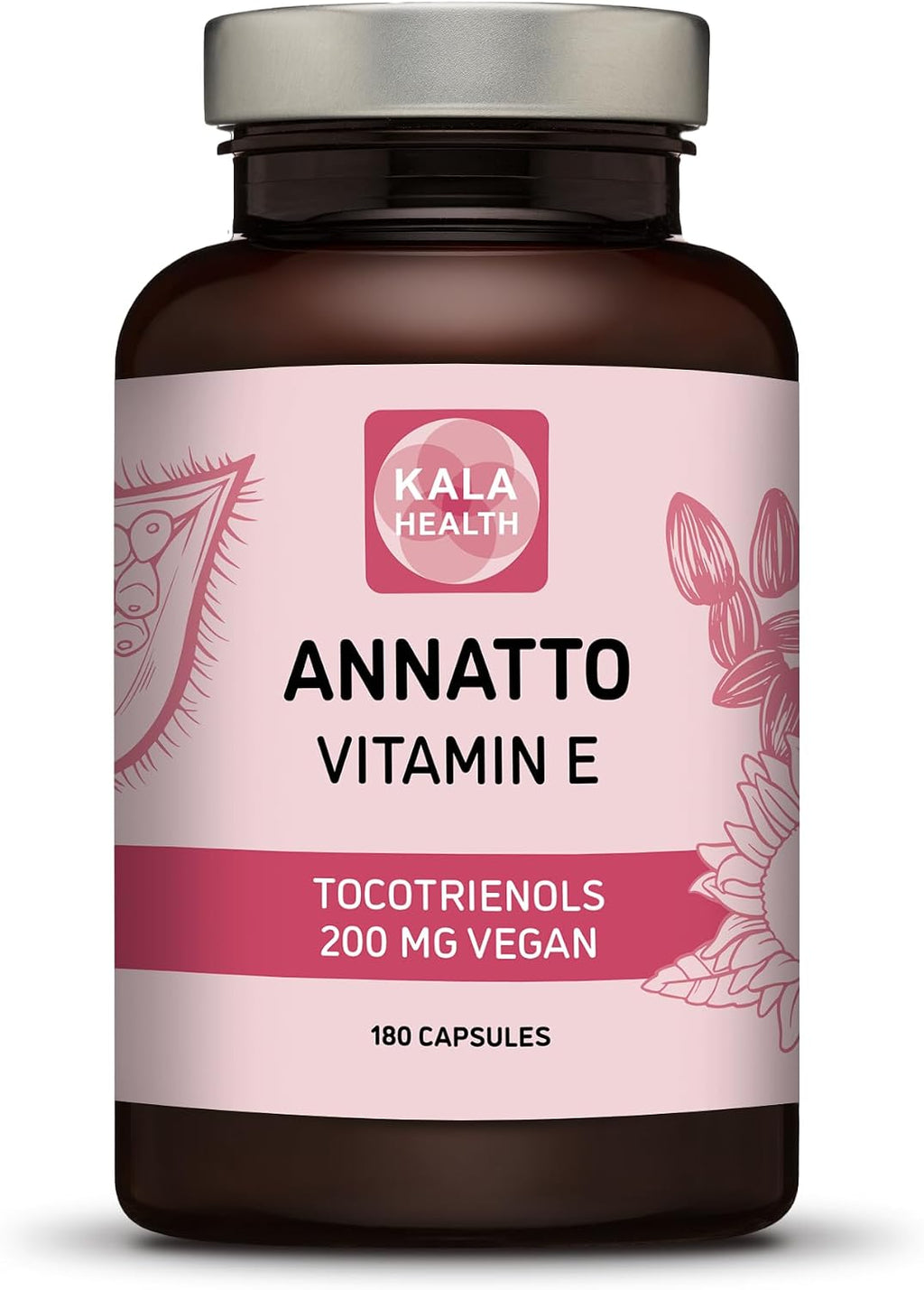 Procapsin Annatto Tocotrienoles Vitamina E Vegana, Sin Tocoferoles, 200 mg, 60 Cápsulas