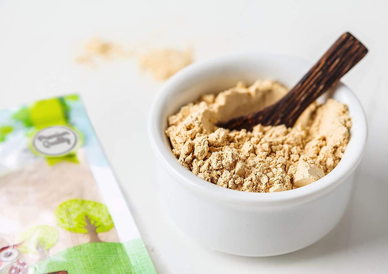 Food to Live Maca Amarilla en Polvo, 227 g – Raíz de Maca Cruda Molida, Vegana, Kosher, Keto, No Gelatinizada, Rica en Vitamina C