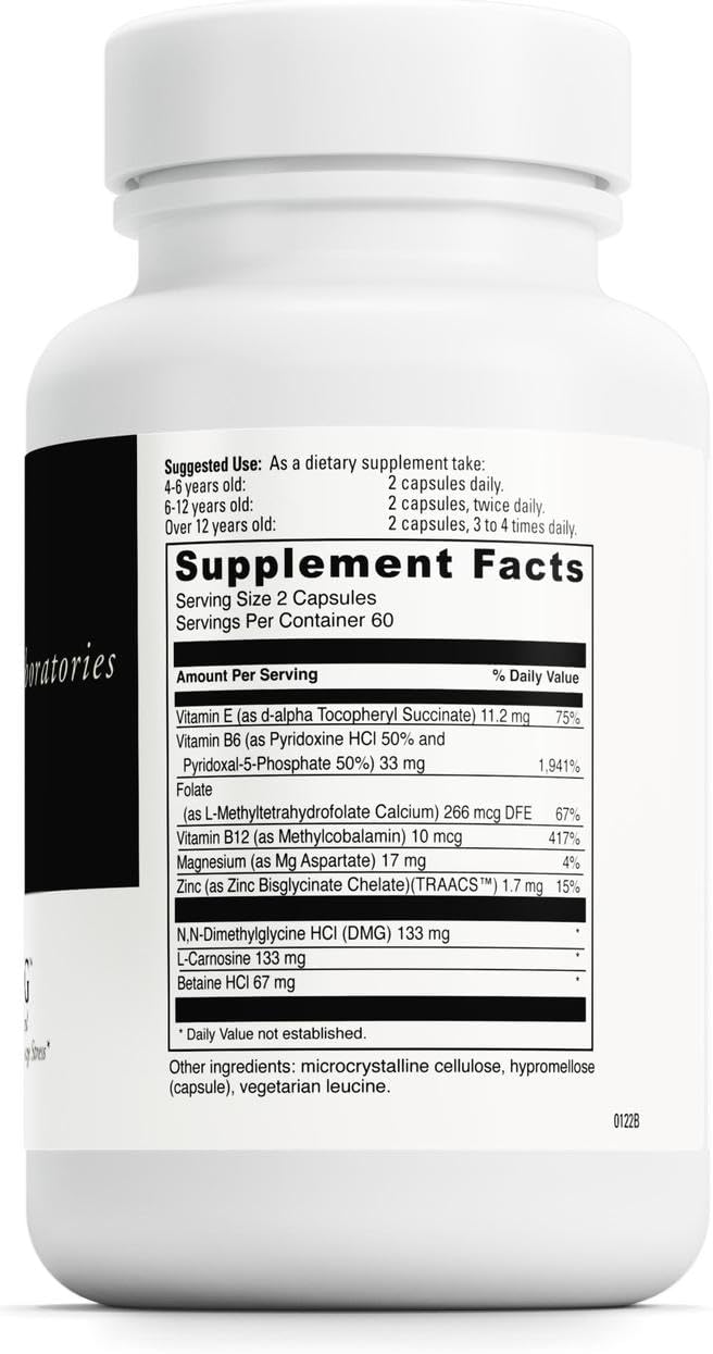 DAVINCI Labs Behavior Balance-DMG - 120 Cápsulas Vegetarianas