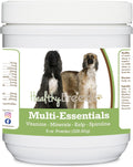 Healthy Breeds Afghan Hound Multi-Essentials en Polvo para Perros - Suplemento de Vitaminas, Minerales y Antioxidantes - 226 g