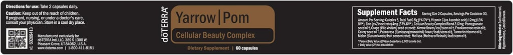 doTERRA Yarrow|Pom Cápsulas - Complejo de Belleza Celular