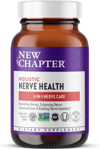 New Chapter Suplemento para la Salud Nerviosa con Vitaminas B1, B6 y B12 - 30 Cápsulas