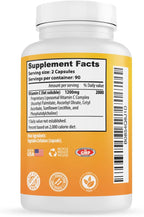 Vitamina C Liposomal 1200 mg - 180 Cápsulas Veganas de Alta Absorción