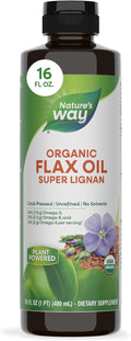 Nature's Way Aceite de Linaza Orgánico Super Lignan - 473 ml