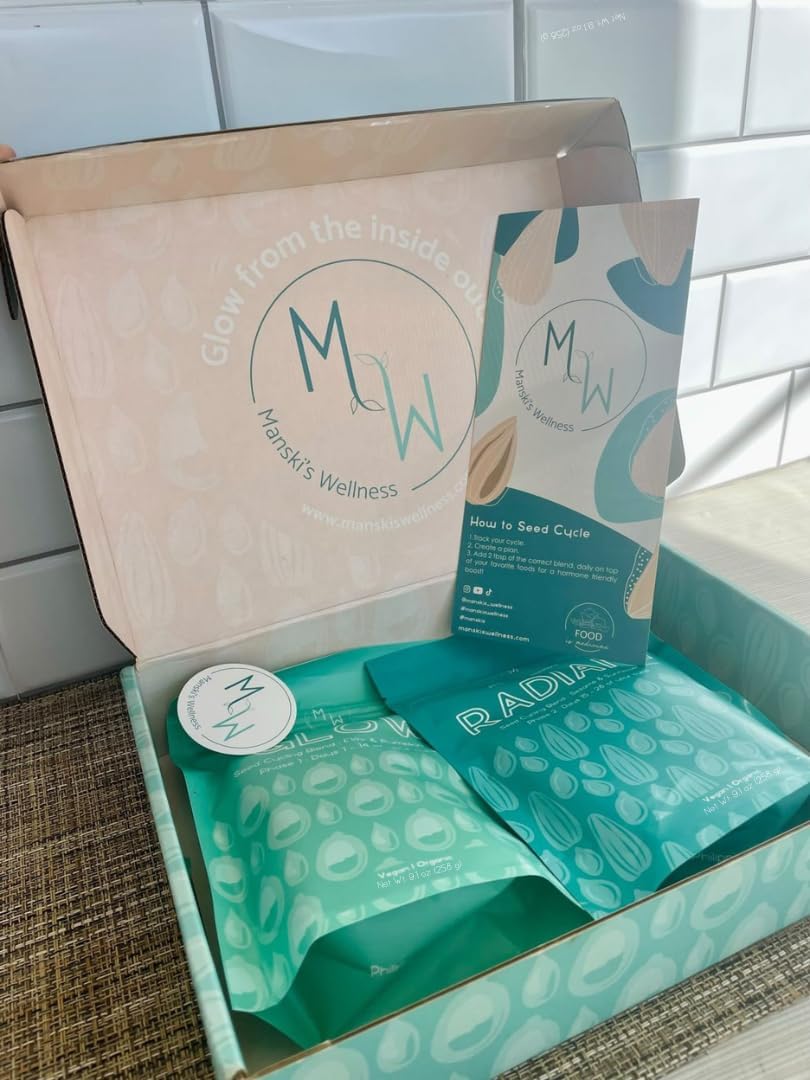 Manski's Wellness Kit de Ciclo de Semillas Orgánico Glow & Radiant