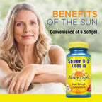 Nature's Life Super D-3 4000 IU - 100 Cápsulas Blandas de Vitamina D3