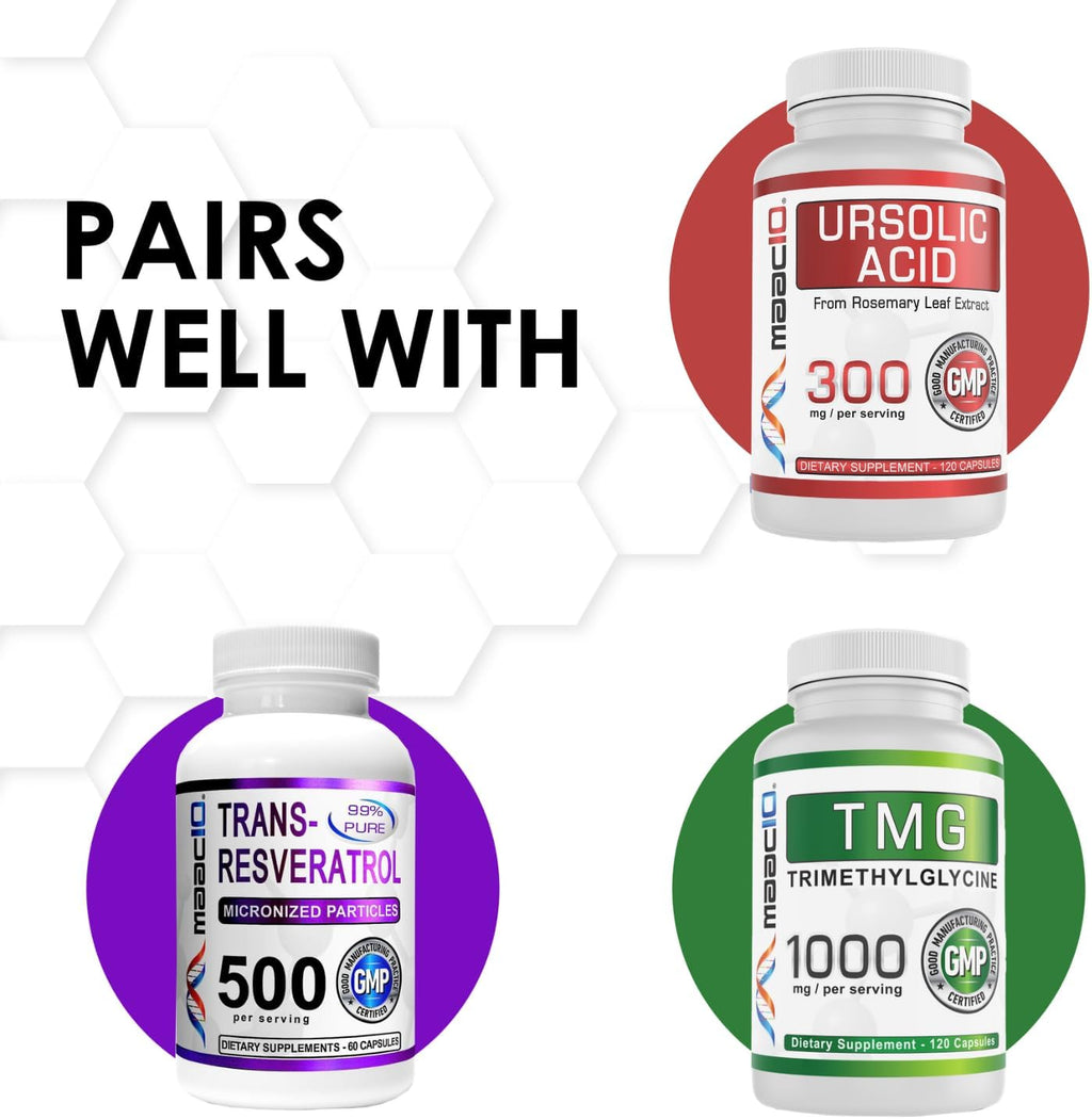 MAAC10 NADH + CoQ10 – 60 Comprimidos Masticables | 50mg NADH PANMOL® + 100mg CoQ10 | Energía y Enfoque Mental