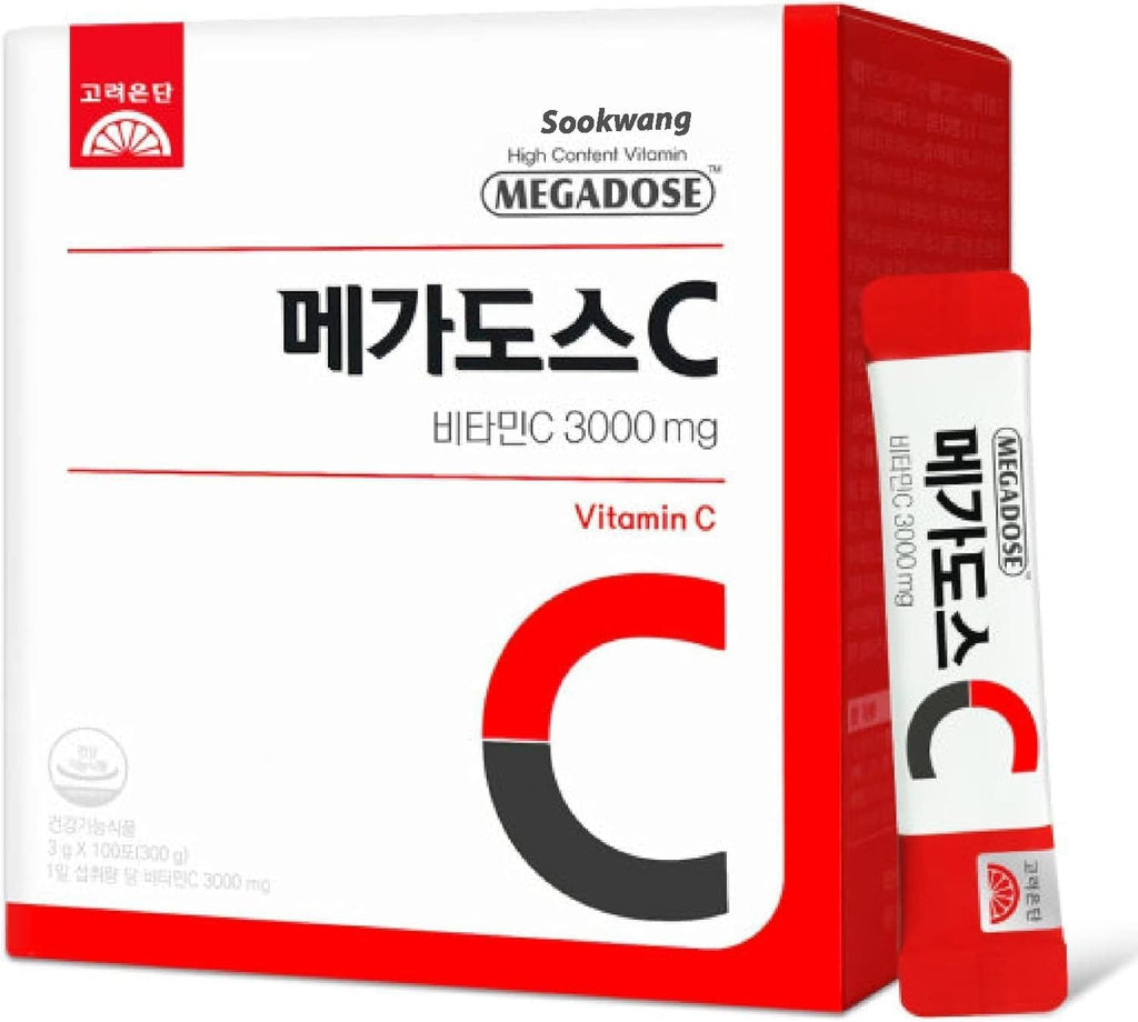 Sookwang Korea MEGADOSE Vitamina C en Polvo 3000mg - 100 sticks