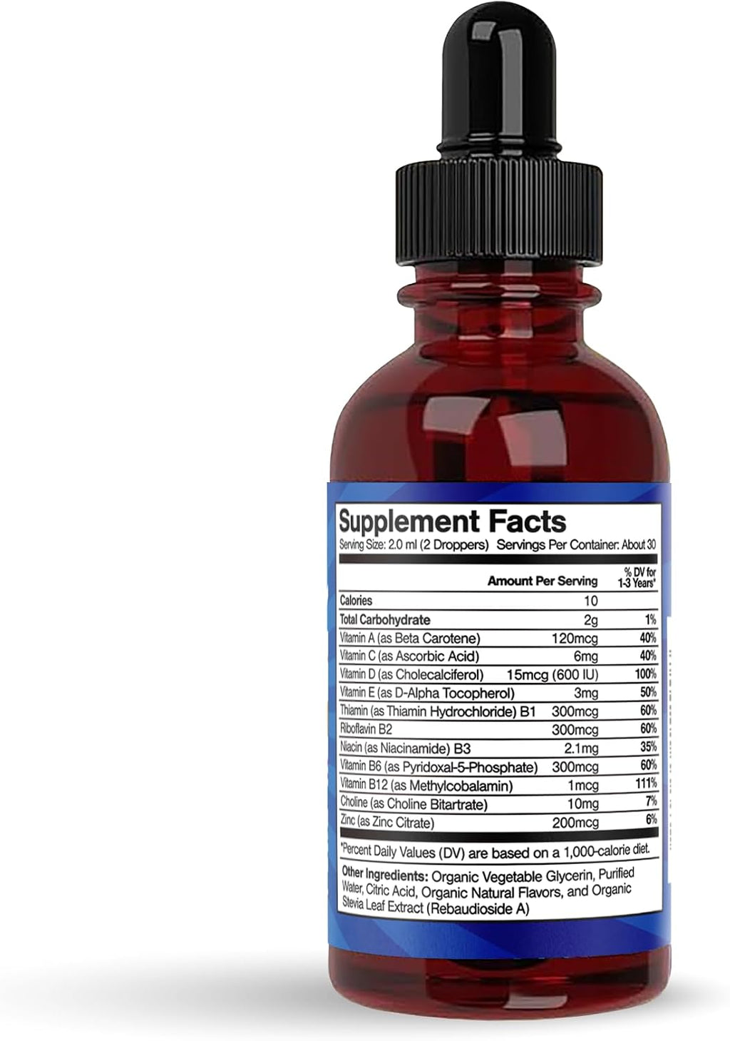 Feel Great Vitamins Multivitamínico Orgánico Líquido para Niños, 59 ml