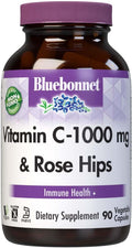 Bluebonnet Nutrition Vitamina C 1000 mg con Escaramujo – 90 Cápsulas Vegetales