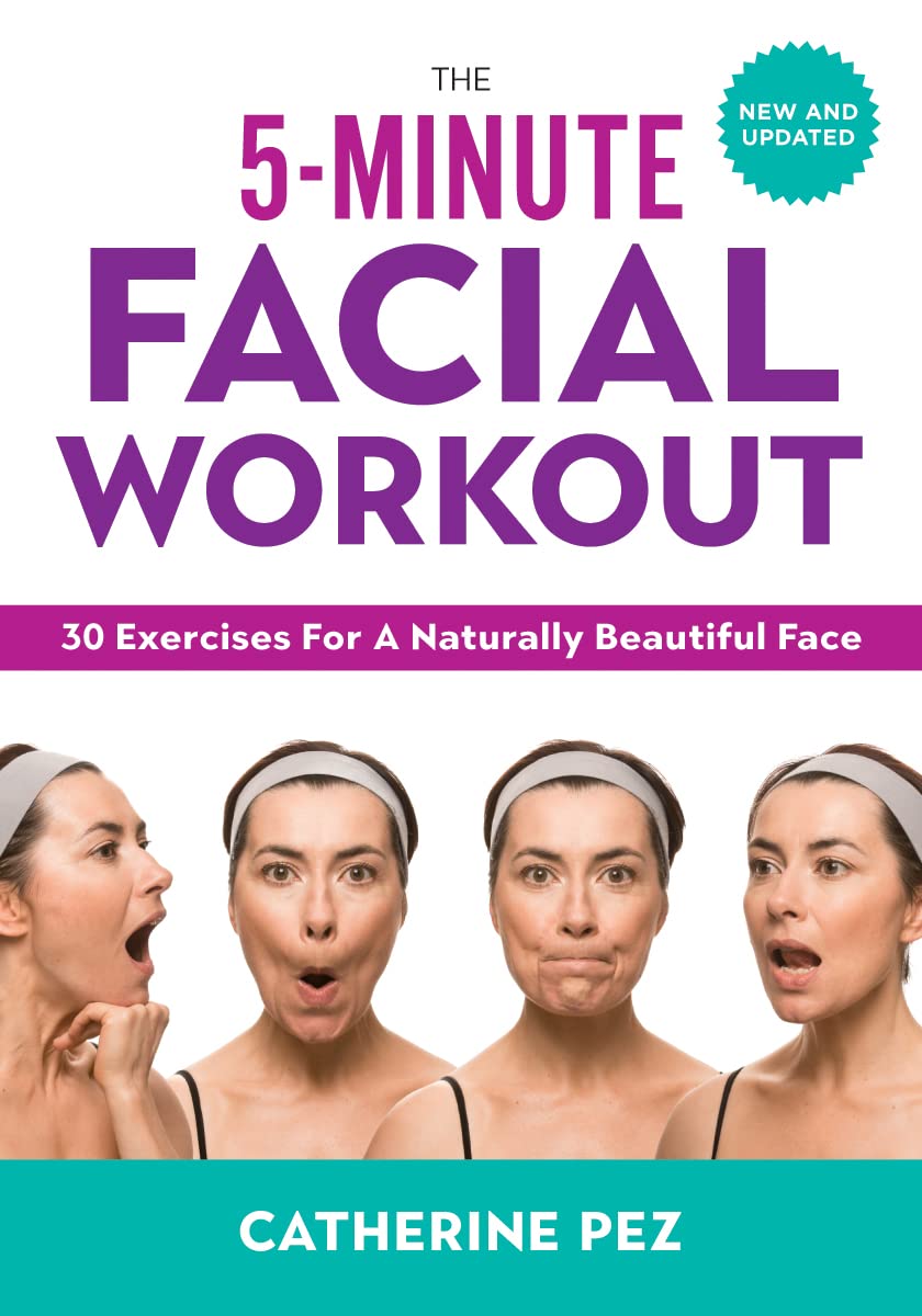 The 5-Minute Facial Workout: 30 Exercises – Levantamiento de cejas: fortalece los músculos de la frente y ayuda a – Image 1