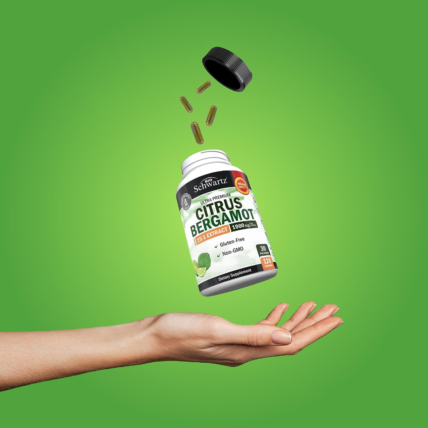 Citrus Bergamot 1000mg - BioSchwartz - 120 Cápsulas Mini