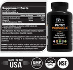 HFL Perfect Vitamin D&K - Vitamina D3 y K2 (MenaQ7® MK-7) - 3 Meses