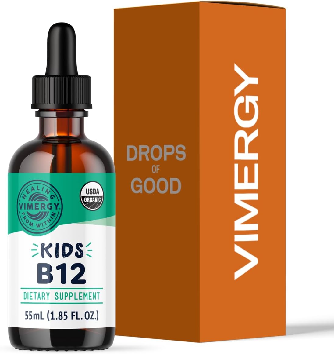 Vimergy Kids Líquido Orgánico de Vitamina B12 (55 mL)
