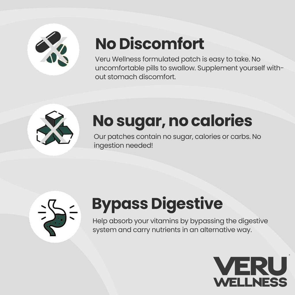 Veru Wellness Parche Bariátrico Inmune D3/K2 - 60 Días