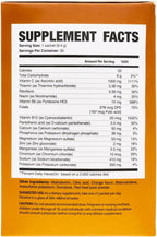 Vitamina C + Zinc Polvo Efervescente Sabor Naranja – 30 Sobres – Complemento Alimenticio para el Sistema Inmunitario