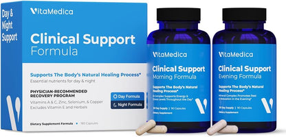 VitaMedica Clinical Support Formula – – La vitamina C contribuye al funcionamiento normal del sistema inmunitario, – Image 1