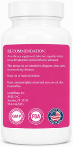 SOR, Inc. Super Strength Mammary Fórmula de Mejora del Pecho, 100 Cápsulas