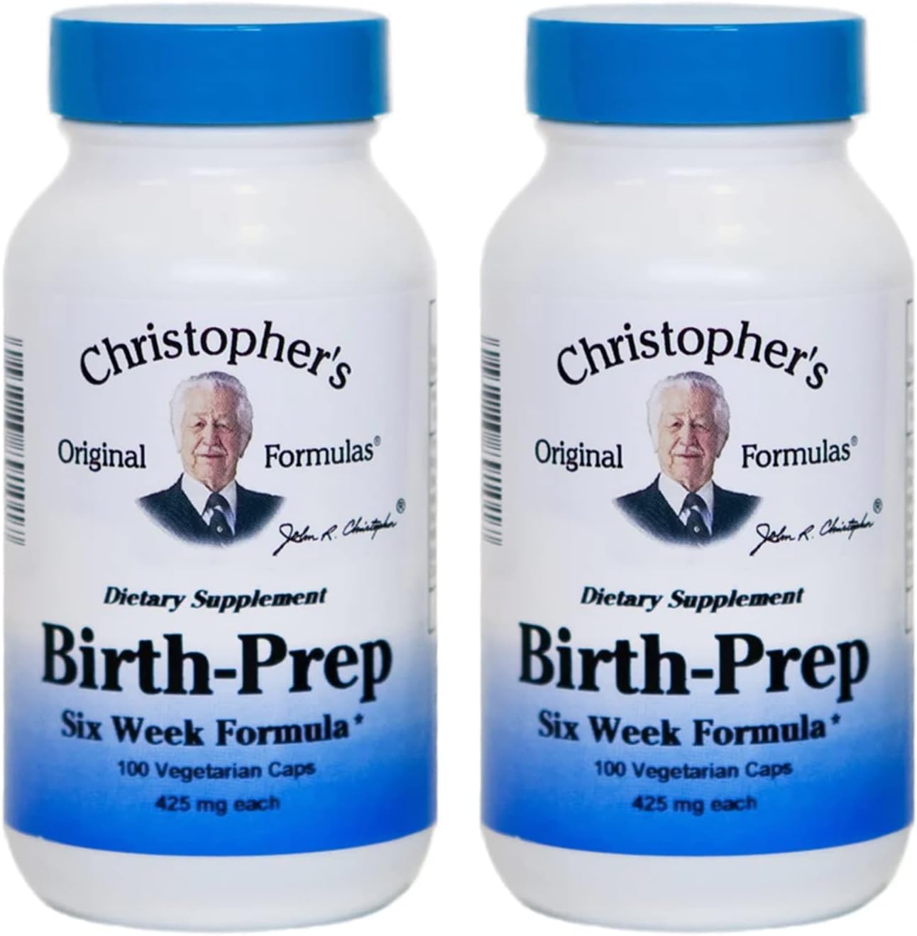 Christopher's Original Formulas Birth-Prep Capsules – 100 cápsulas (Paquete de 2)