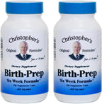 Christopher's Original Formulas Birth-Prep Capsules (100 cápsulas) - Suplemento herbal para la preparación al parto