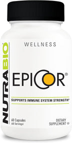 NutraBio Epicor Multivitamínico, 500mg, 60 Cápsulas Vegetales