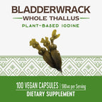 Nature's Way Fucus Vesiculosus (Fucus) Tallo Entero 580 mg, 100 Cápsulas (Paquete de 2)