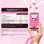 GOJOY NATURALS Gominolas prenatales con colina y DHA - Para preconcepción, embarazo y posparto - Colina bitartrato 250mg + DHA 150mg - Vegano, sin azúcar, no GMO