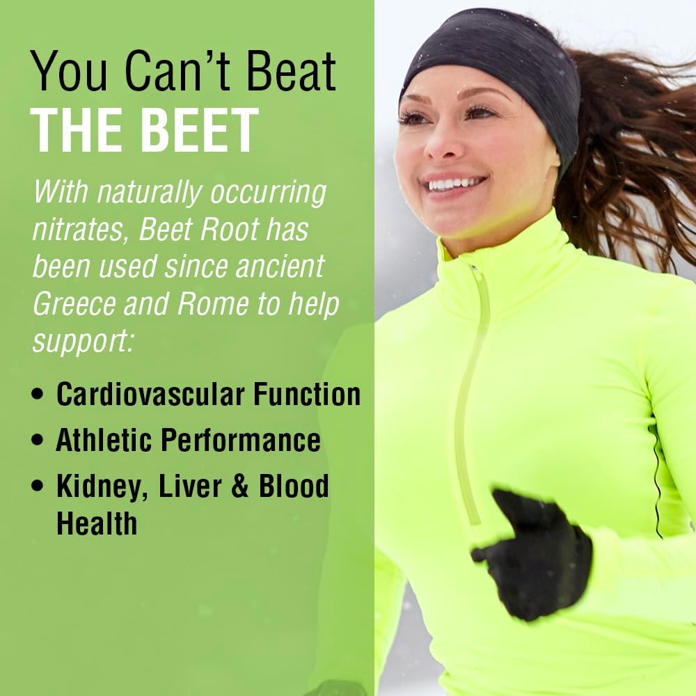 SOLARAY Beet Root 605 mg | 100 Vegan Capsules