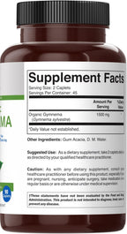 Brieofood Gymnema Orgánico 1500mg – 90 Comprimidos Vegetarianos