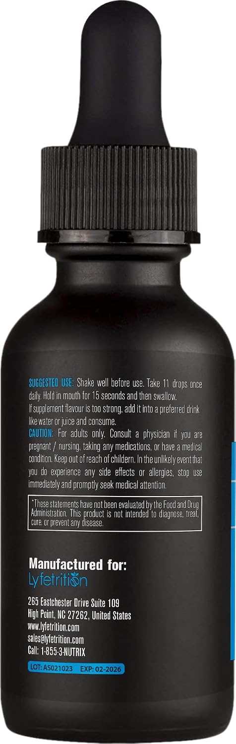 Lyfetrition Apigenina 70mg - Suplemento Líquido (118 ml, 220 dosis)