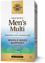 Solgar One Daily Men's Multivitamin – Multivitamínico Diario para Hombres, 60 Cápsulas Veganas de Liberación Retardada