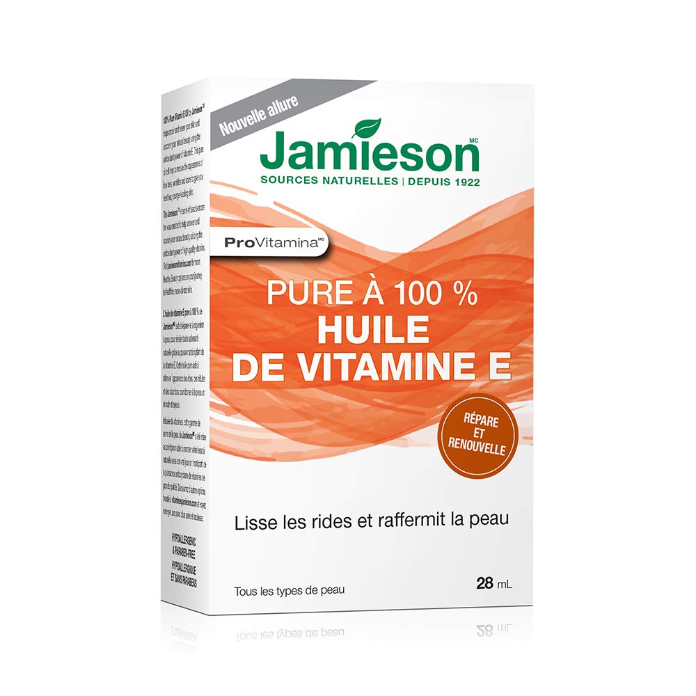Jamieson ProVitamina Aceite de Vitamina E 100% puro, 28ml